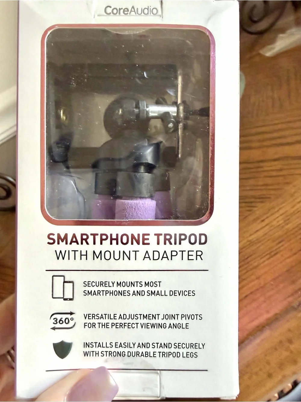 Smartphone NEW Tripod with Mount Adapter - Pink
